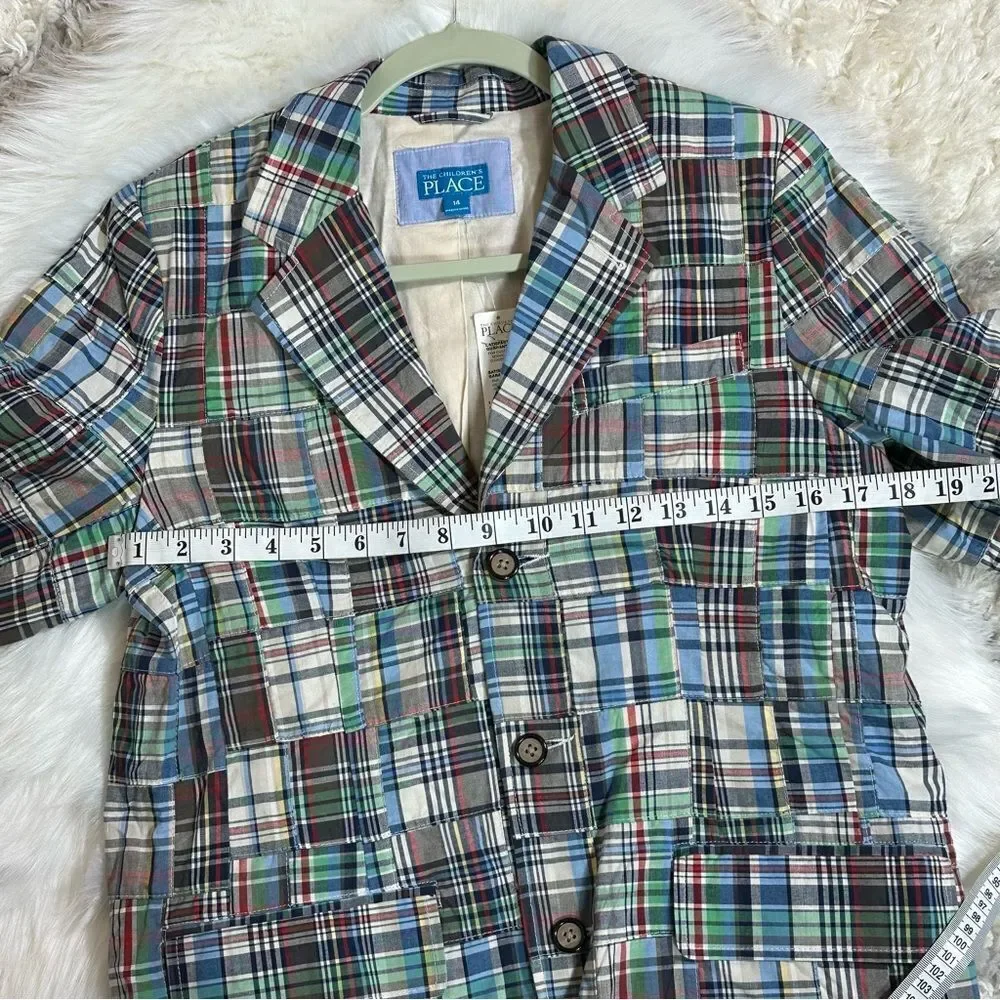 The Children's Place Multicolor Plaid Blazer